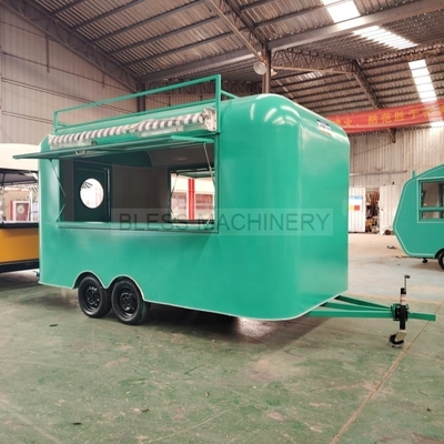 Camion de nourriture mobile de 3,8*1,6*2,35m avec cuisine complète et condition personnalisée
