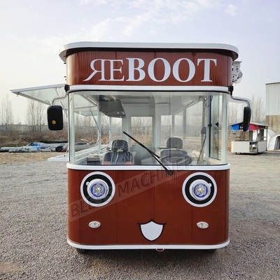 Cuisine complète camion alimentaire mobile de vente au détail de la nourriture pour Pizza hamburgers BBQ
