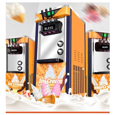 Machine à glaces douce avec pré-refroidissement garder le système frais en acier inoxydable 304