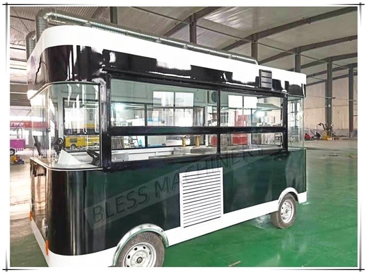 Camion alimentaire mobile pour l'huile de cuisson Trailer fast food Restaurant Taco Carton alimentaire de concession