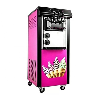 Soft Serve 3 Flavor Ice Cream Machine avec une super performance et une production élevée en 2022
