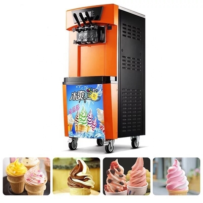 Soft Serve 3 Flavor Ice Cream Machine avec une super performance et une production élevée en 2022