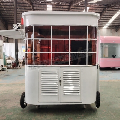 Camions de restauration de rue pour barbecue / remorques mobiles pour paniers alimentaires avec une longue durée de vie