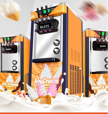 Machine à glaces à 3 saveurs avec une super performance 220V/50Hz