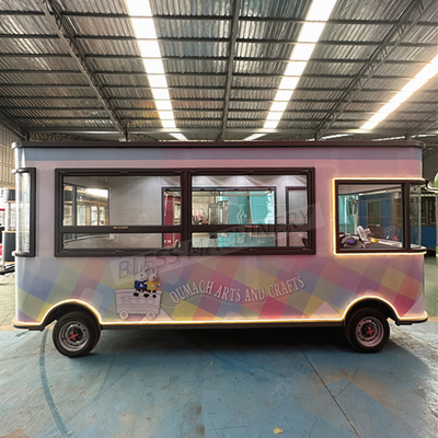 Chariot électrique Mobile Snack Pain Food Truck pour les domaines du vin et des boissons alimentaires