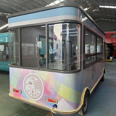 Chariot électrique Mobile Snack Pain Food Truck pour les domaines du vin et des boissons alimentaires