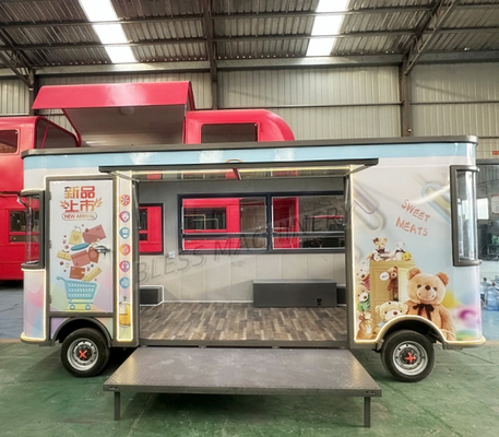 Chariot électrique Mobile Snack Pain Food Truck pour les domaines du vin et des boissons alimentaires