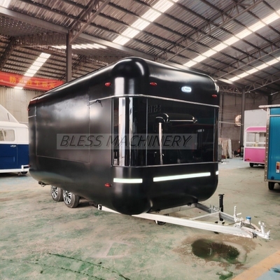 Four Wheeler Food Warmer Trailer aux États-Unis avec fonction de fabrication de nourriture et acier inoxydable
