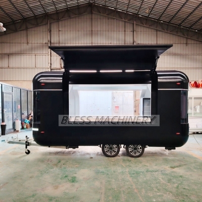 Four Wheeler Food Warmer Trailer aux États-Unis avec fonction de fabrication de nourriture et acier inoxydable