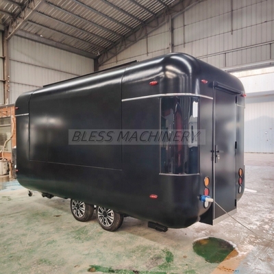 Four Wheeler Food Warmer Trailer aux États-Unis avec fonction de fabrication de nourriture et acier inoxydable