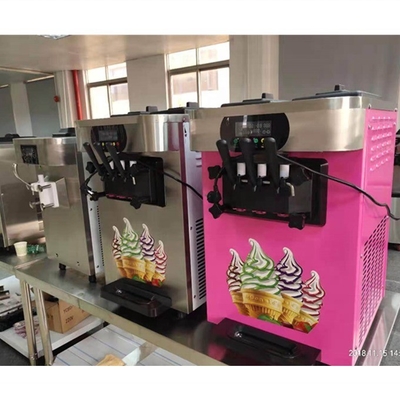 Machine à glaces douces de 16 à 88 litres par heure et matière première chocolatée