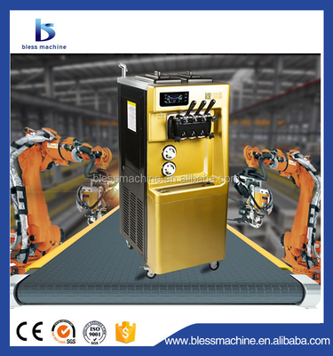 Machine à crème glacée 670x780x1330 mm avec une capacité de 120 kg
