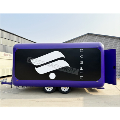 Vintage Electric Pizza Drive Mobile Food Truck Trailer entièrement équipé pour les fruits aux États-Unis
