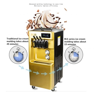 Machine à glaces à base d'eau à serveur doux Rainbow
