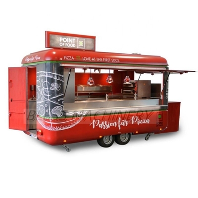 Airstream Hot Dog Snack personnalisé Trailer fast-food avec cuisine complète en Europe Pizza BBQ
