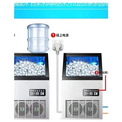 50 kg Machinerie d'économie d'énergie pour usine de glace 15% Économie 5,76 kW h/24h Efficacité
