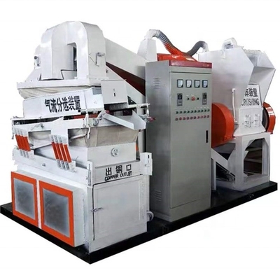 Machine de granulation de fil/câble de cuivre de poids 3500 kg 99,99% taux de recyclage garanti