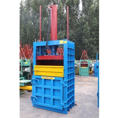 Ballonnerie à vêtements d'occasion à double cylindre simple à haute densité et compacteur hydraulique