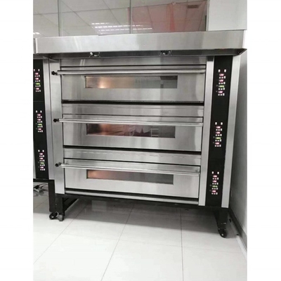 2022 Année économique et pratique four à pizza au gaz 200 kg capacité Assurance commerciale