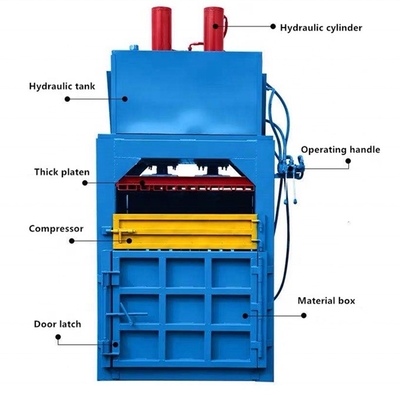 2022 Dernière technologie Mini presse à foin Baler facile à utiliser type hydraulique vertical