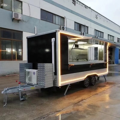 Restaurant camion électrique de nourriture avec une bonne réputation dans le pays et à l'étranger après le service