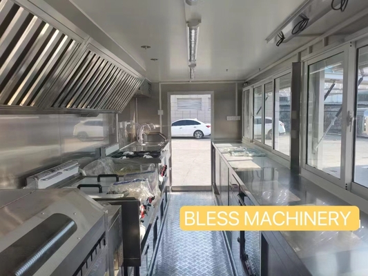Restaurant camion électrique de nourriture avec une bonne réputation dans le pays et à l'étranger après le service