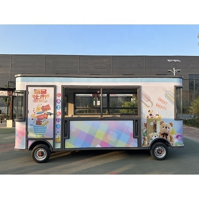 2024 Économie d'énergie commercial BBQ Hot Food Van pour la restauration rapide en extérieur dans les normes américaines