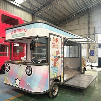 2024 Économie d'énergie commercial BBQ Hot Food Van pour la restauration rapide en extérieur dans les normes américaines
