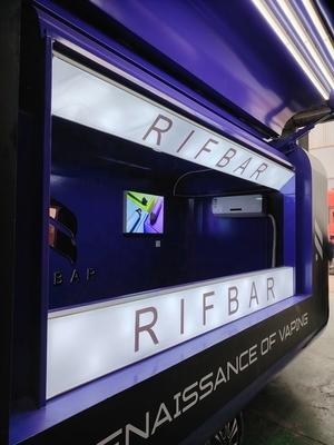 Conduite de voiture 2024 Super Performance Street Food Cart Trailer avec 24 mois de garantie