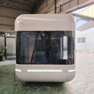 110V220V remorques alimentaires mobiles Malaisie camions alimentaires en fibre de verre et remorques de concession