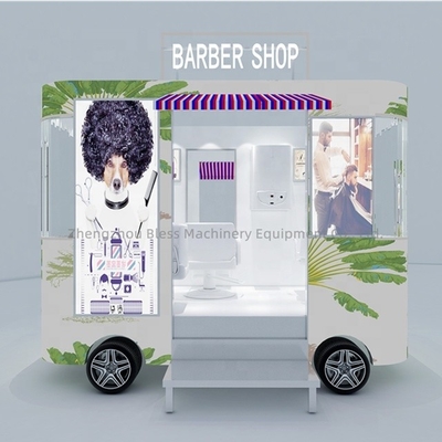 Barberie mobile avec une distance de 85 km et une taille de 420 cm*180,00 cm*230,00 cm