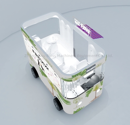 Barberie mobile avec une distance de 85 km et une taille de 420 cm*180,00 cm*230,00 cm