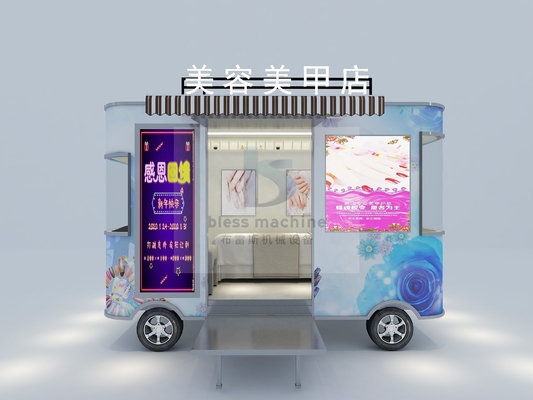 Barberie mobile avec une distance de 85 km et une taille de 420 cm*180,00 cm*230,00 cm