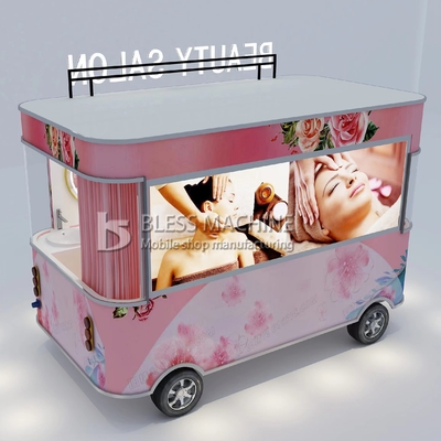 Technologie 4 roues Appareil mobile de salon de beauté pour produits laitiers
