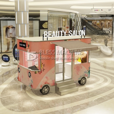 Technologie 4 roues Appareil mobile de salon de beauté pour produits laitiers