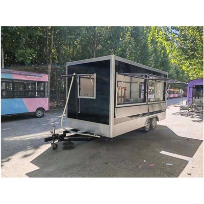 Une remorque alimentaire personnalisable avec salle de bain et réfrigérateur Votre cuisine mobile sur roues