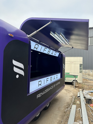 Trailer électrique mobile multifonctionnel pour les collations
