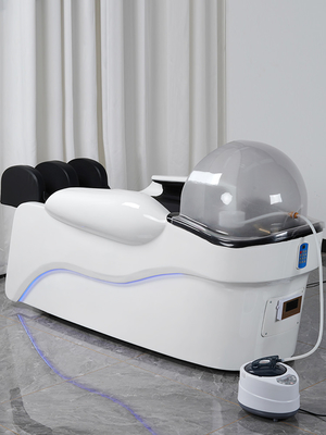 Lit de shampooing en plastique renforcé de verre pour des solutions de soins capillaires personnalisées