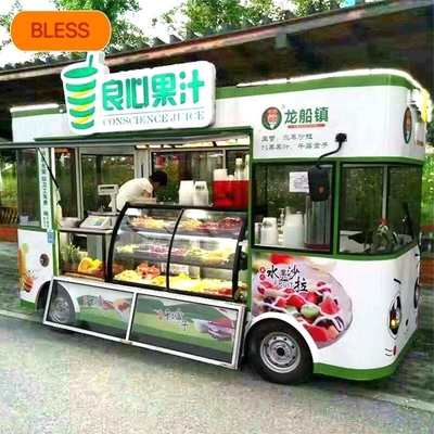 Truck alimentaire à faible investissement avec source d'alimentation électrique et support technique vidéo