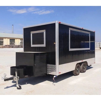3500W et chariot de hot-dog village domestique personnalisable avec kiosque de vente de nourriture de rue Fryer