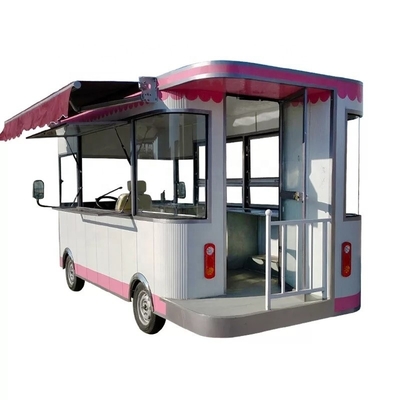 Chariot de restauration rapide en plein air avec voiture mobile de cuisine pour le café/hot dog/crème glacée