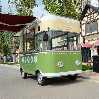 2023 Chariot de restauration rapide avec voiture de rue à Guam Plaque galvanisée peinte en acier inoxydable