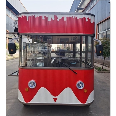 Machines à collations d'époque Food Café Truck avec 3000*2100*2500MM Taille et équipement personnalisé