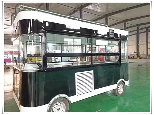 Équipements personnalisés Chariot alimentaire de friteuse mobile pour les magasins de boissons alimentaires et les chariots de hot-dogs