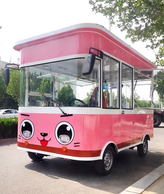 Spécifications de la variété Camion de restauration rapide mobile avec matière première de lait noir personnalisée