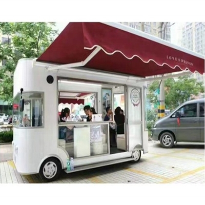 Meilleur camion alimentaire mobile à haute performance 2022 avec support en ligne et tension 220V/380V