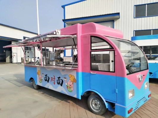 Meilleur camion alimentaire mobile à haute performance 2022 avec support en ligne et tension 220V/380V