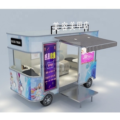 Personnalisé 2022 6M Chinois Électrique Food Truck Business Avec équipement en acier inoxydable