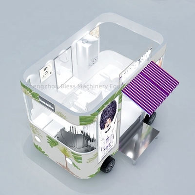 2022 6M Un camion alimentaire mobile de conception unique pour la restauration pour les boissons froides et une autonomie électrique de 55 km