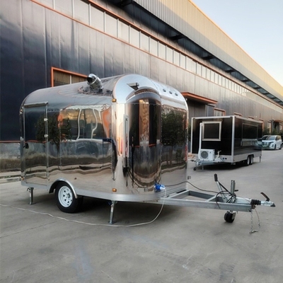 Trailers alimentaires pour panier de pizza mobile, cuisine complète et boisson froide